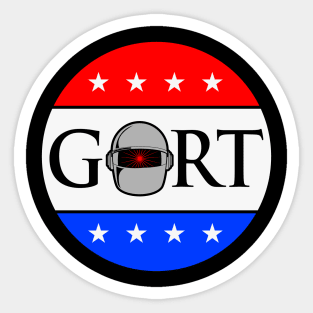 Gort, Gort for President, Presidential Election, Sticker